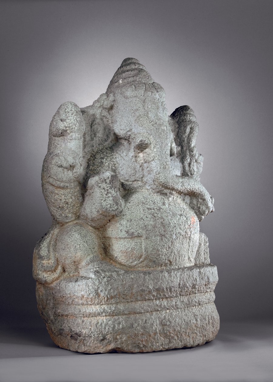 Ganesha, 12.-13. århundrede (granit) af Indian School