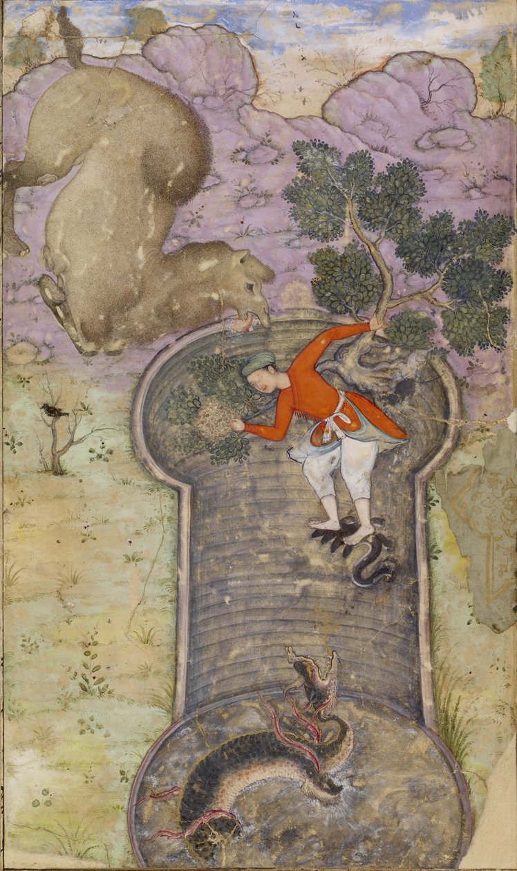 Illustration fra "Anv?r-i Suhayl? af Indian School