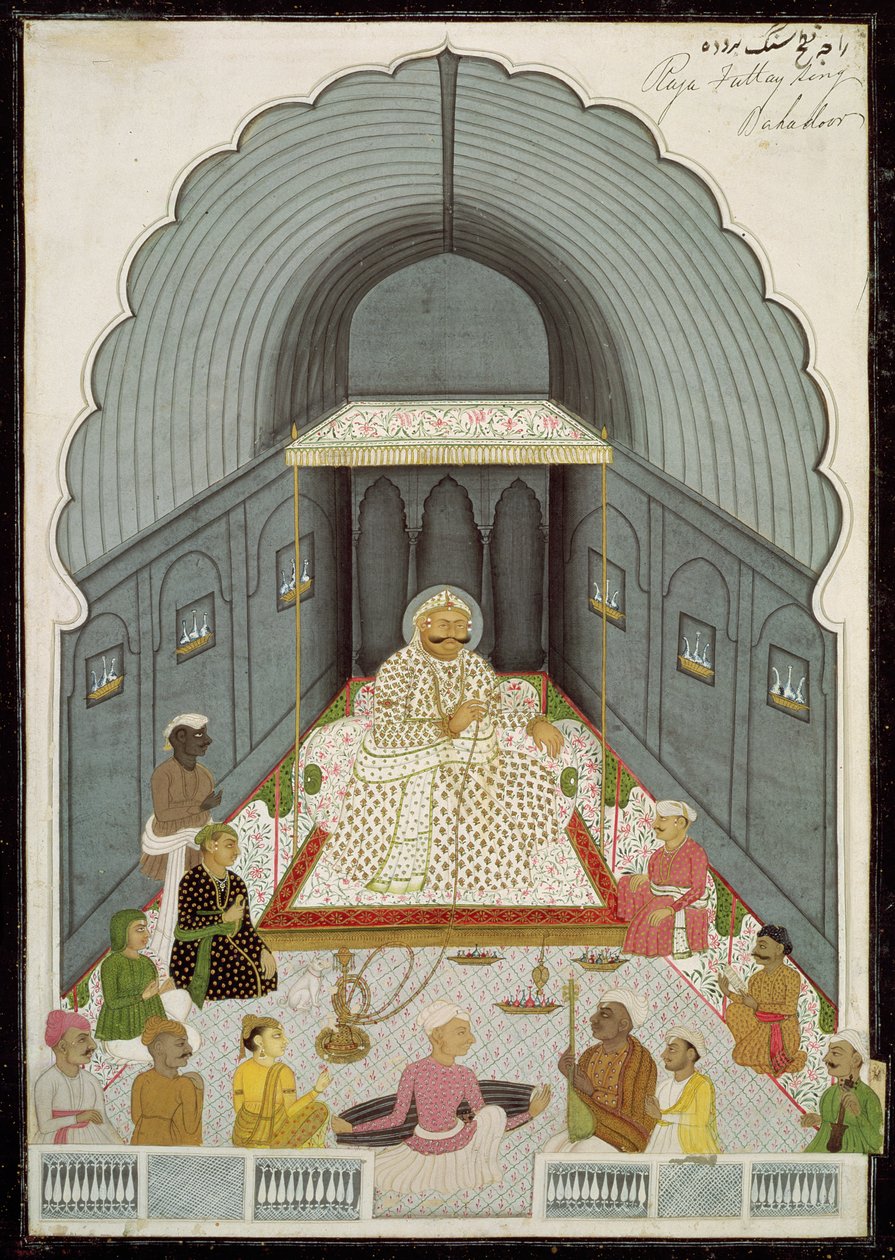 I. 70.4 Fateh Singhs (1769-1818) musikfest, ca. 1770-80 af Indian School