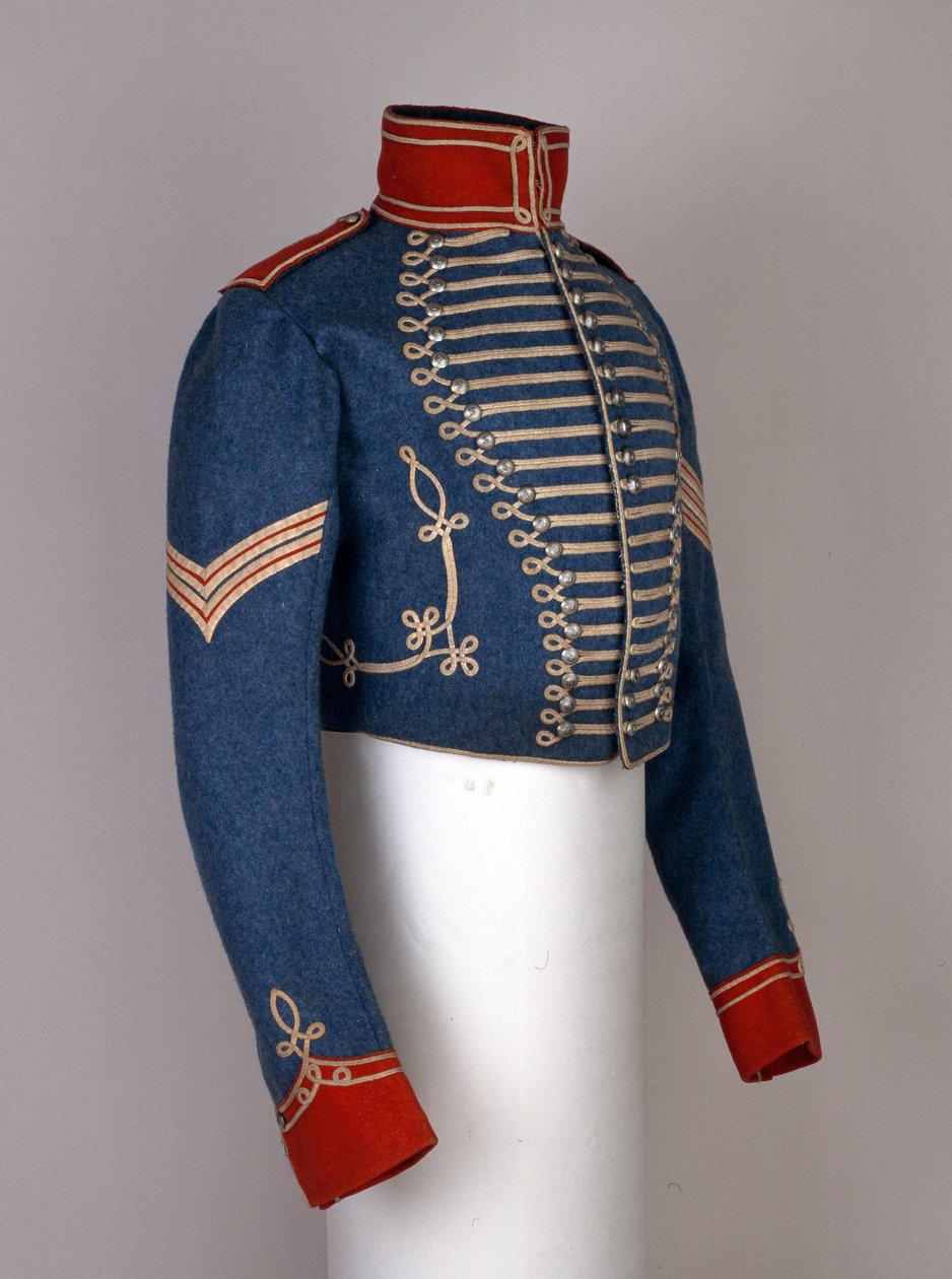 Indiske underofficerers korte frøjakke i hel kjole, 6. Bengal Light Cavalry, 1825 ca. af Indian School