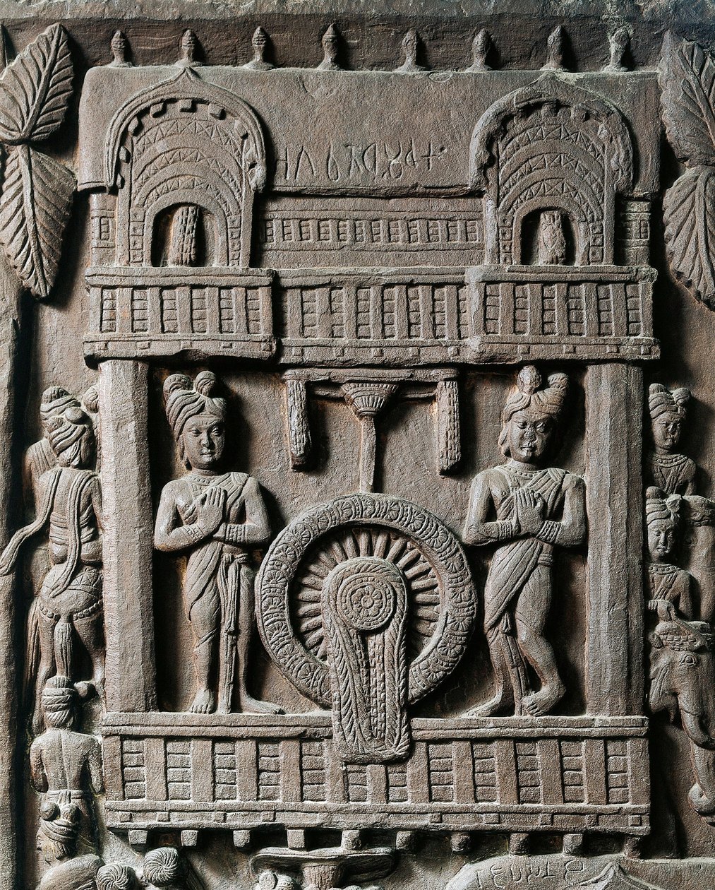 Indisk kunst, hinduisme: lavrelief, der repræsenterer kong Prasenjit II