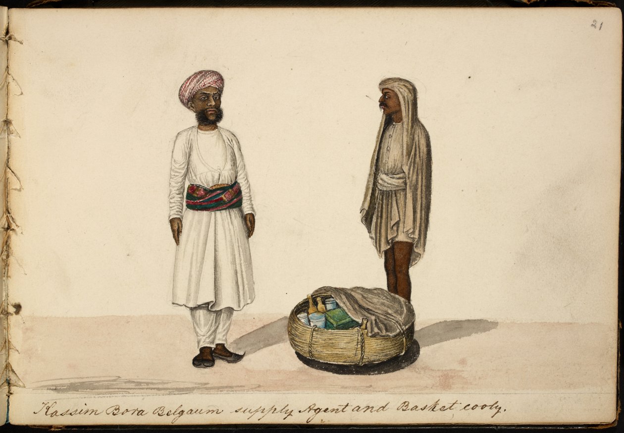 Kassim Bohori, forsyningsagent. Belgaum af Indian School