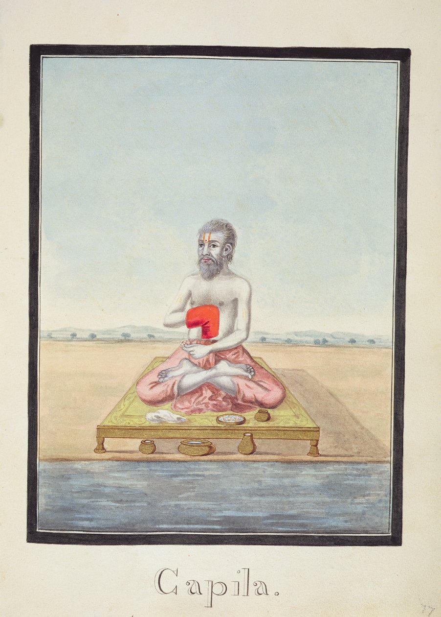 MSS EUR C 116/1 f.77r Vismanden, Kapila, fra det hinduistiske epos 