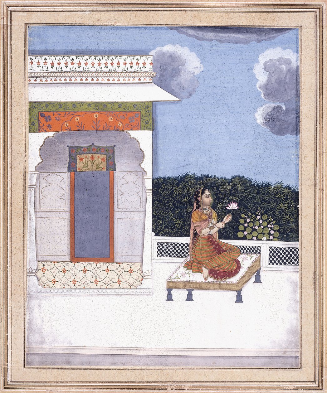 Malasri Ragini, ca. 1760-70 af Indian School