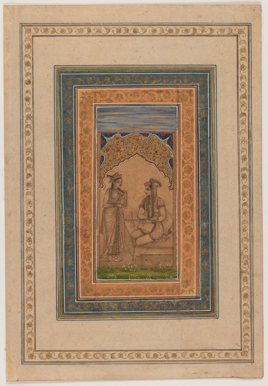Miniature (recto af 375850) af Indian School
