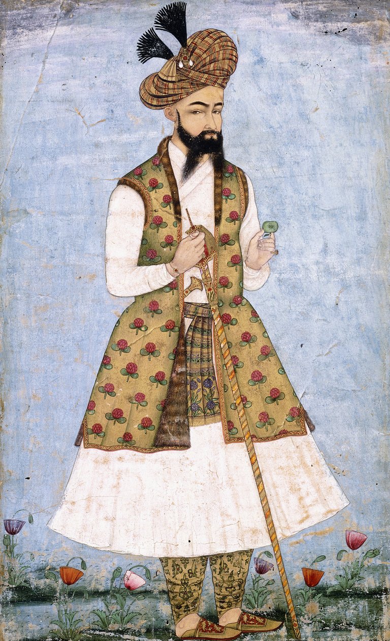 Portræt af en persisk dignitær, ca. 1640-1660 af Indian School