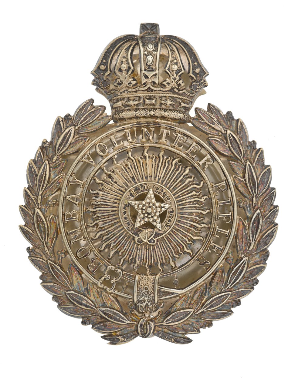 Pung bælteplade, Bombay Volunteer Rifles, 1877-1901 af Indian School