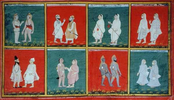 Religious Mendicants, Udaipur, ca. 1810-20 af Indian School