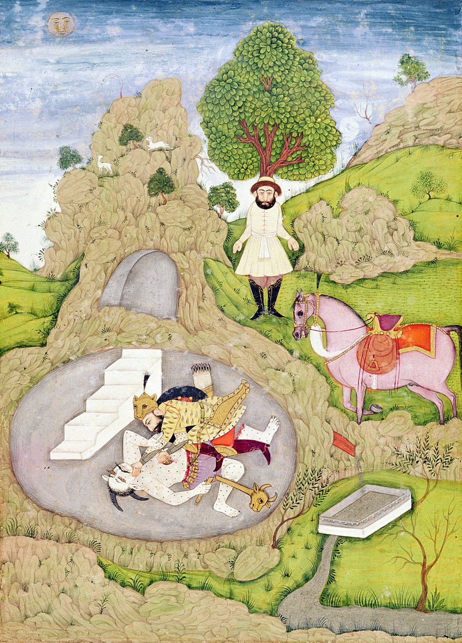 Rustam dræber den hvide dæmon, fra 
