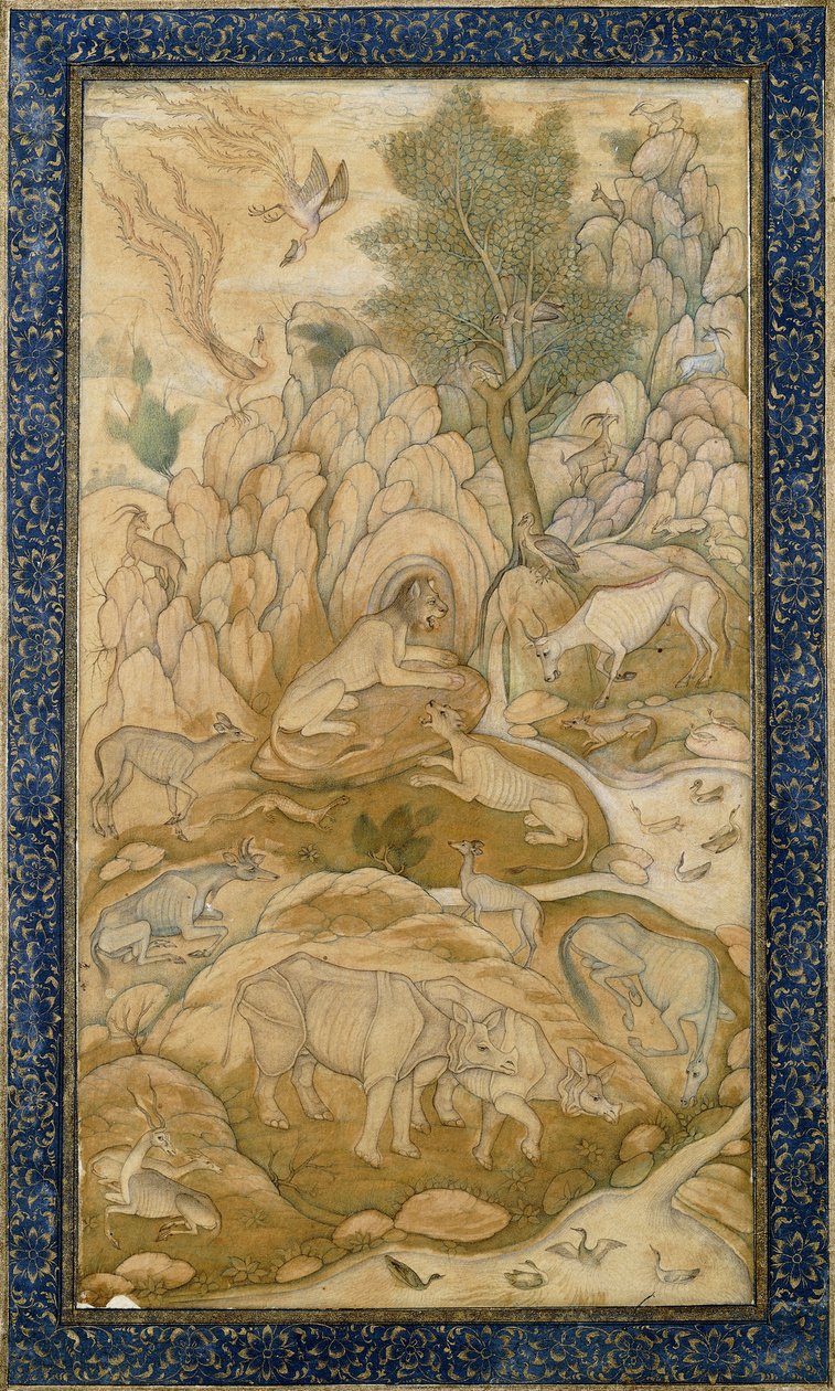 Skovens konge, c.1600-1610 af Indian School