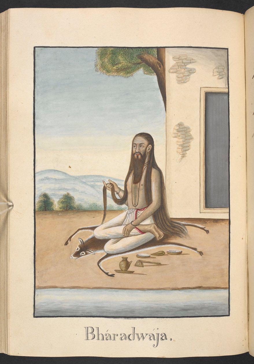 Den vise, Bharadvaja af Indian School