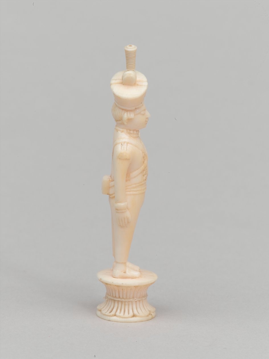 Hvid bonde, skakbrik, Indien, 1820 ca af Indian School