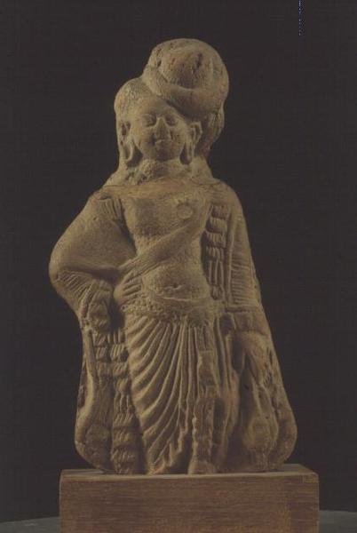 Yakshi, Ahichchhatra (terracotta) af Indian School