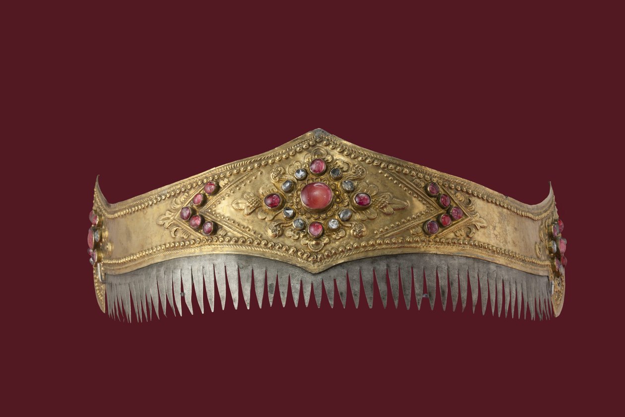 Crown, Buleleng Regency (guld, sølv, rubiner og diamanter) af Indonesian School