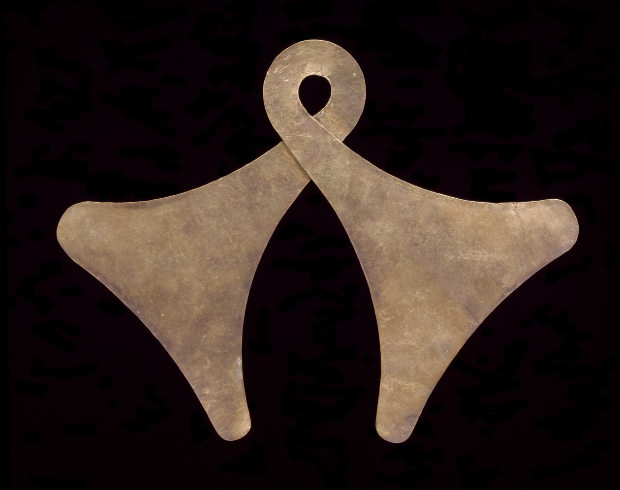 Ornament, Sumba Island-folk (guld) af Indonesian School