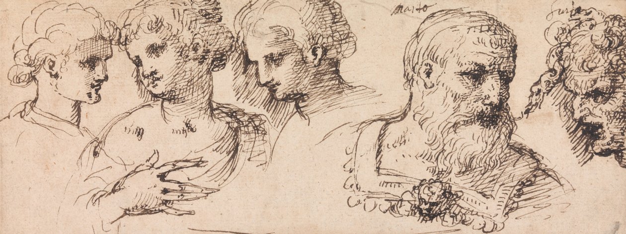 Fem klassiske hoveder af Inigo Jones