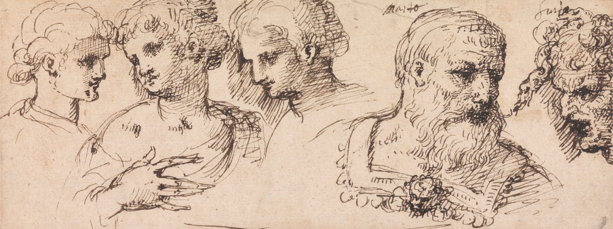 Fem klassiske hoveder af Inigo Jones
