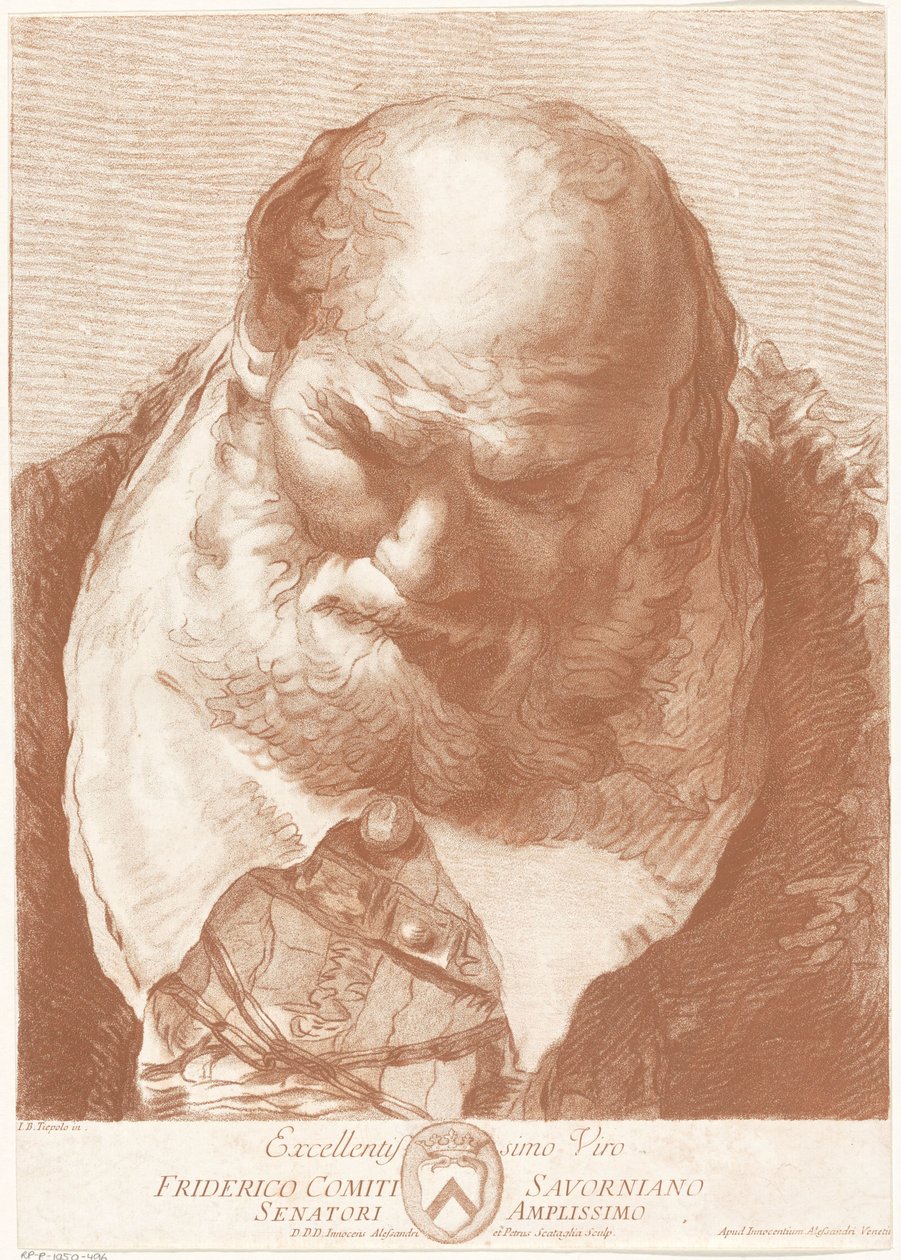 Portret af Fridericus Grev Savorniano af Innocente Alessandri