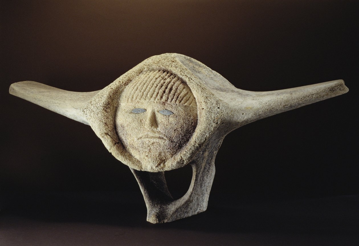 Janus Head, fra Cape Dorset (hvalhvirvler) af Inuit School