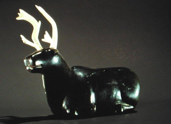 Moose, fra Cape Dorset (fedtsten) af Inuit School