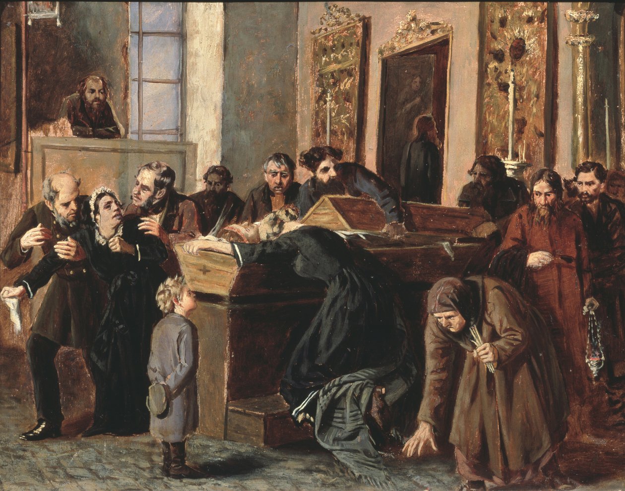 Et farvel til de døde, 1878 af Iosif Petrovich Volkov
