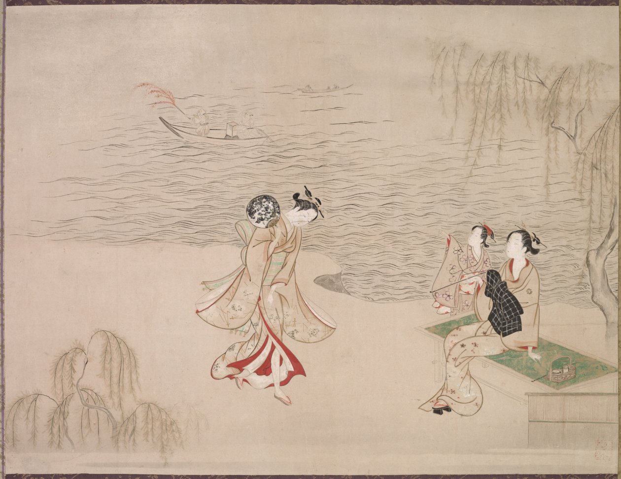 Skønheder ved kysten af Ippitsusai Bunchō