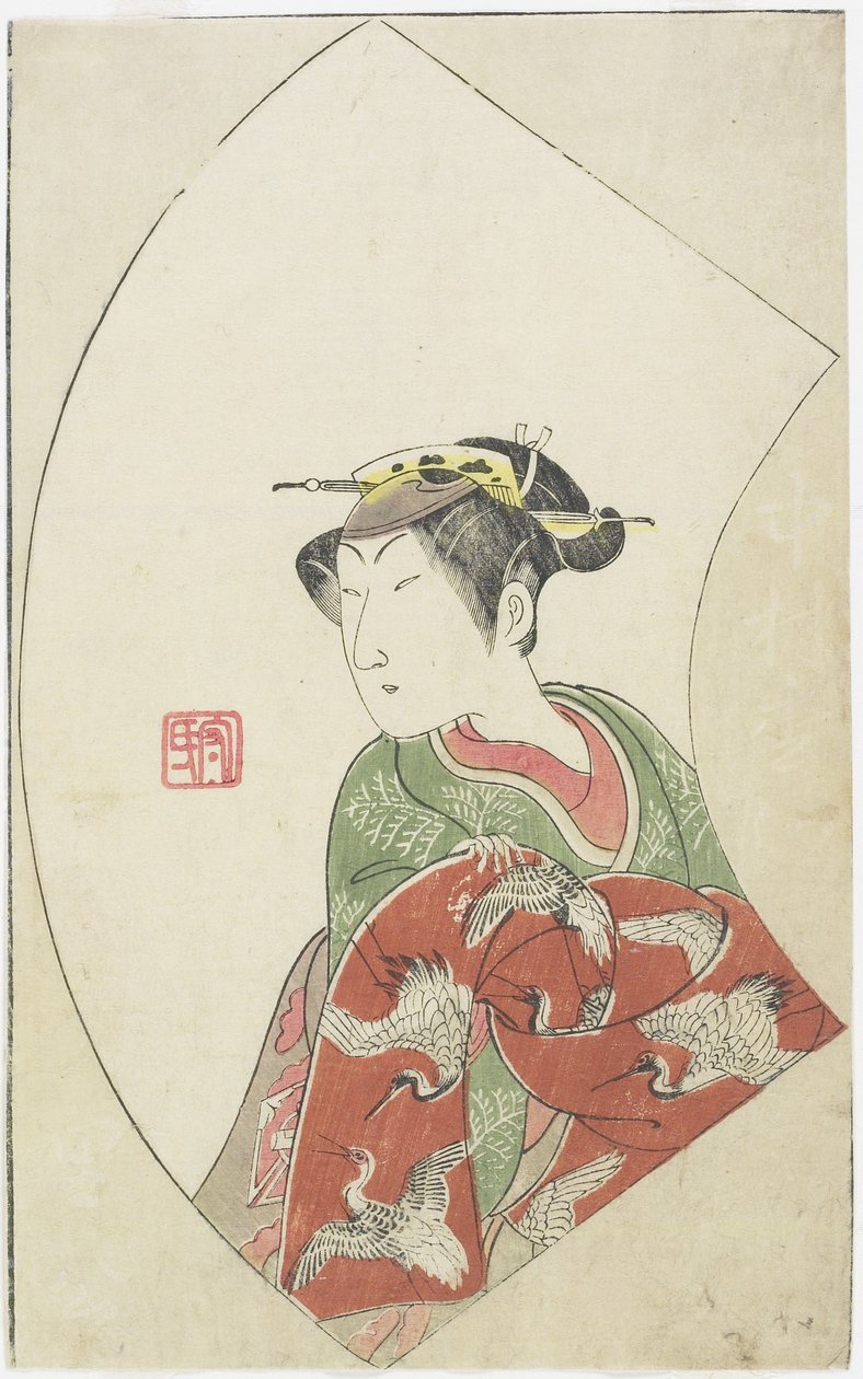 Tee c and r Nakamuta Matsue s Riko_, 1770 af Ippitsusai Bunchō