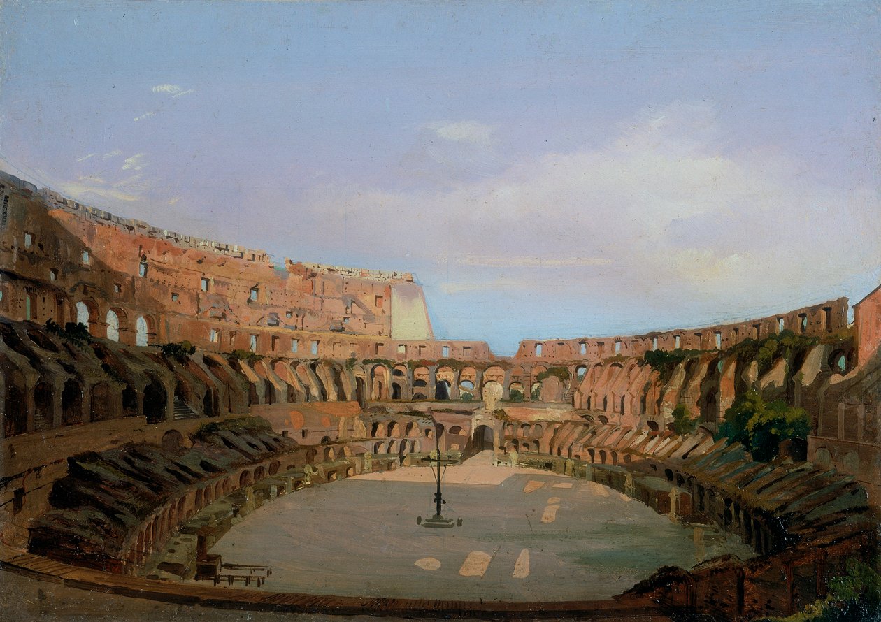 Colosseums indre af Ippolito Caffi