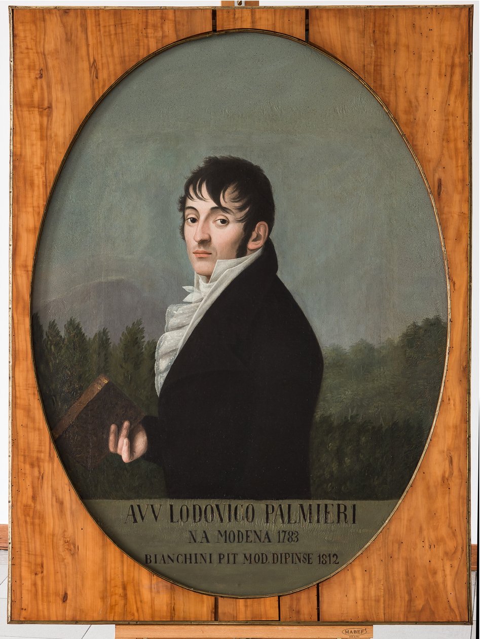 Portræt af Ludovico Palmieri (olie på lærred) af Ippolito Bianchini Ciarlini