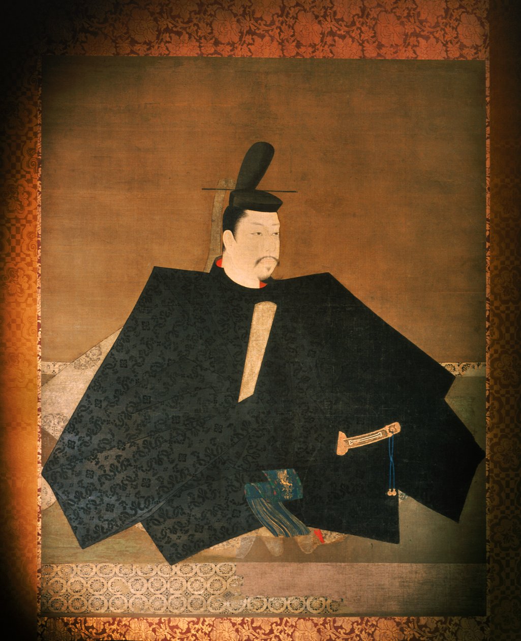 Et portræt af shogun Minamoto Yoritomo i et buddhistisk tempel, 2005 (foto) af Ira Block