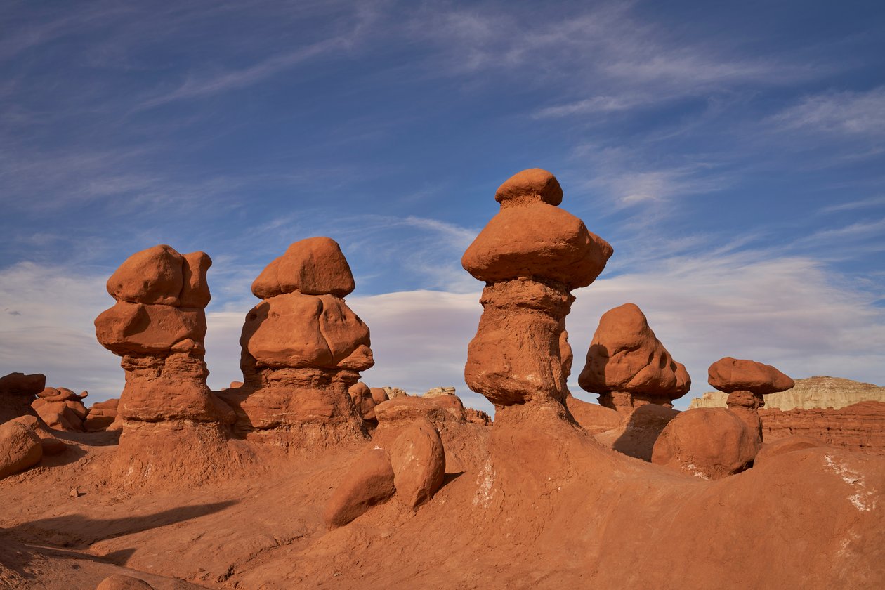 Klippeformationer i Goblin Valley State Park i Utah, 2020 (foto) af Ira Block