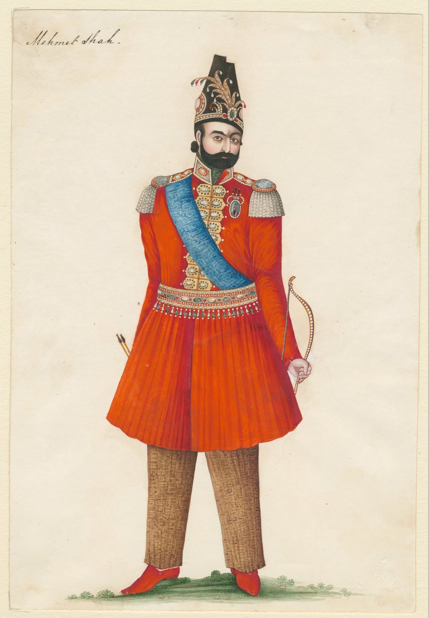Mohammad Shah Qajar 1808-1848, konge af Persien, 1835 af Iranian Master