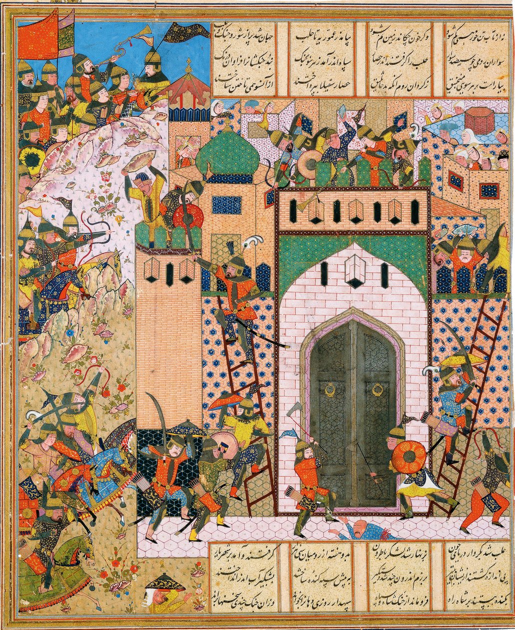 Shah Anushirvan indtager fæstningen Saqila af Iranian Master