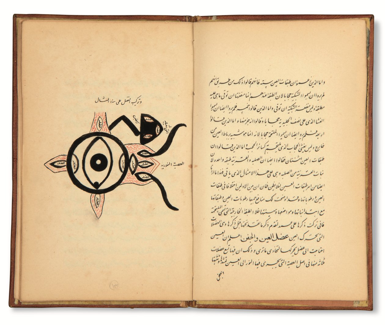 Hunayn Bin Ishaq (d.873 e.Kr.): Tre afhandlinger (Maqalat) om oftalmologi, Qajar, Iran, første halvdel af det 19. århundrede (blæk på papir) af Iranian School