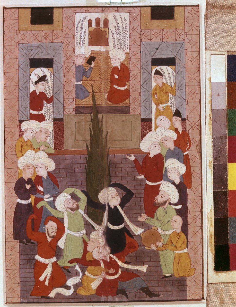 Dervish-dansen af Iranian School