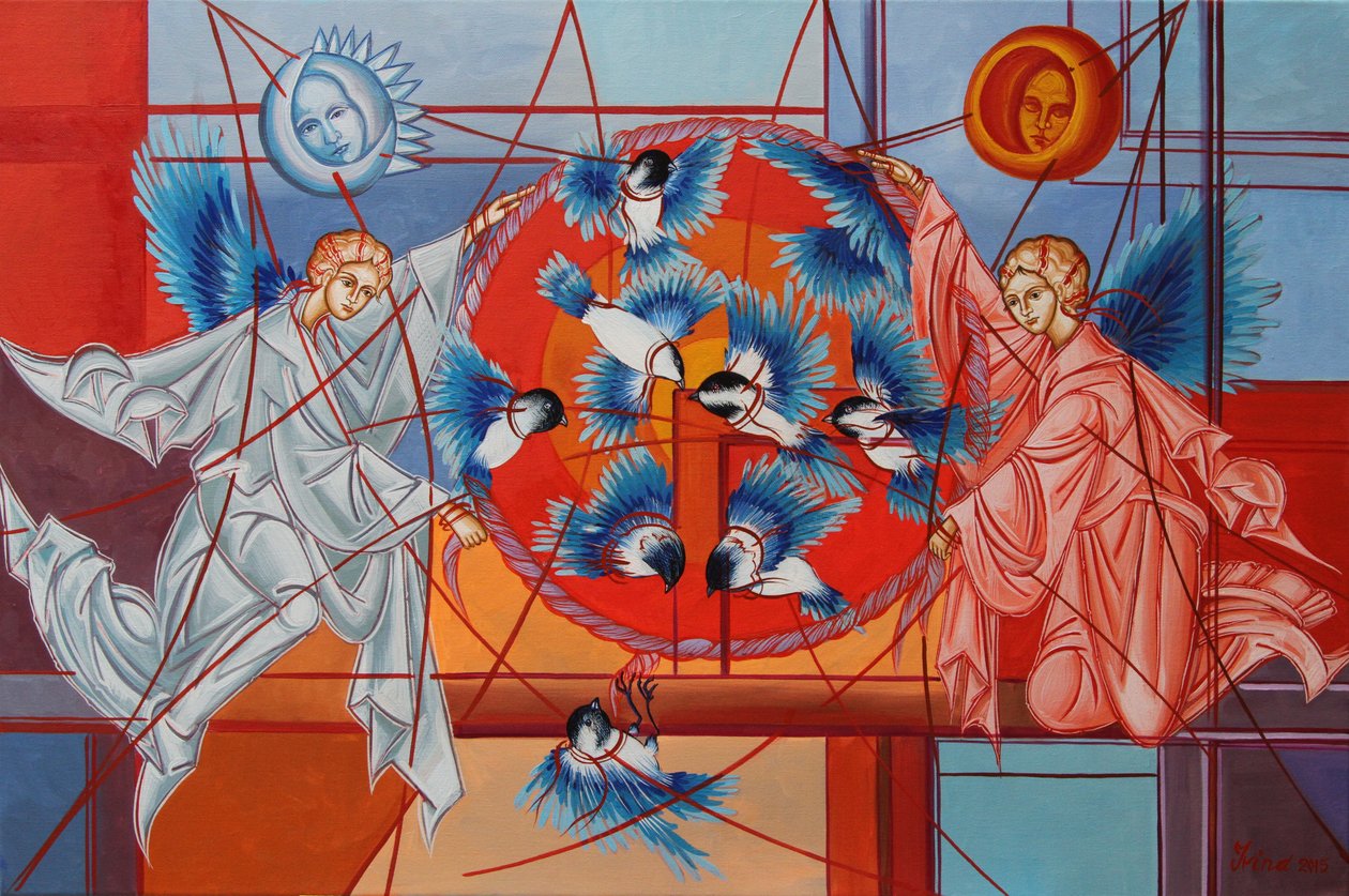 The Disappointed World and Chickadees, 2015 af Irina Corduban