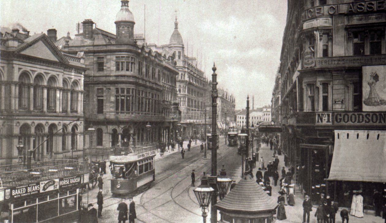 Royal Avenue, Belfast, ca. 1900 af Irish Photographer