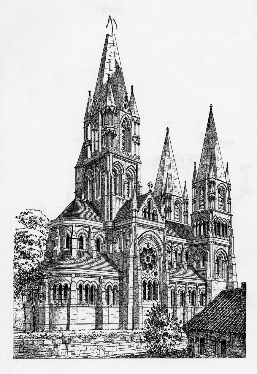 Cork Cathedral, illustration fra 
