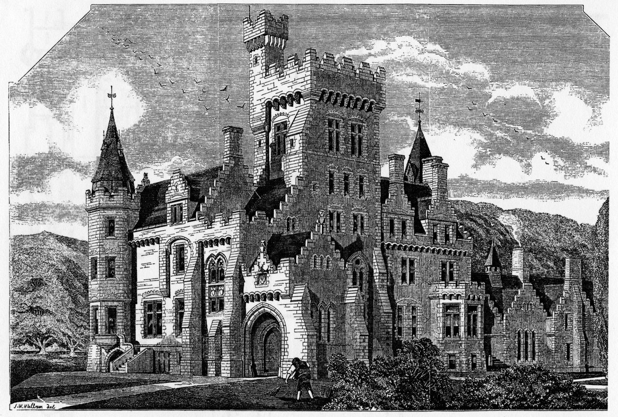 Humewood Castle, Co. Wicklow, illustration fra 