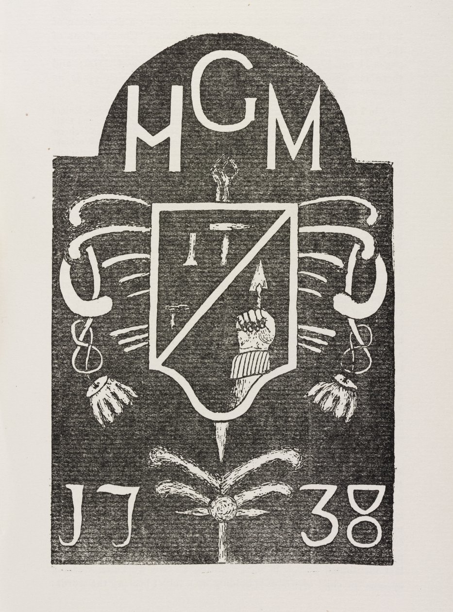 Gnidning af en hjørnesten, der forestiller frimurersymboler, dateret 1738 af Irish School
