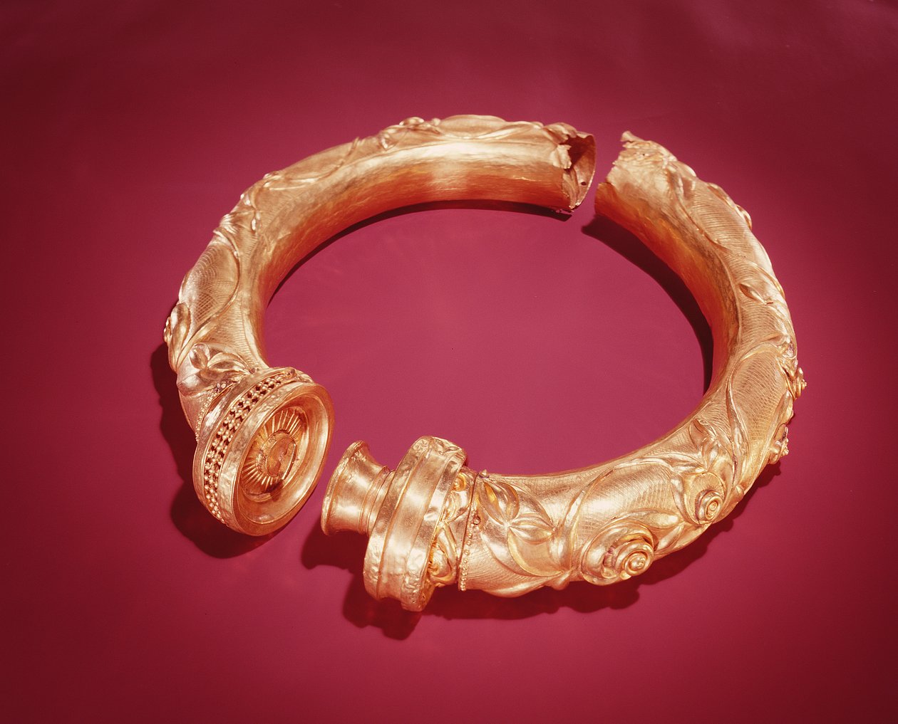 Halsbånd, Broighter, County Derry, tidlig jernalder (guld) af Iron Age