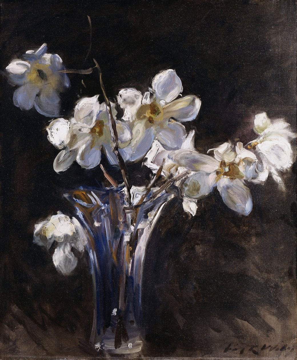 Magnolia i en vase af Irving Ramsay Wiles