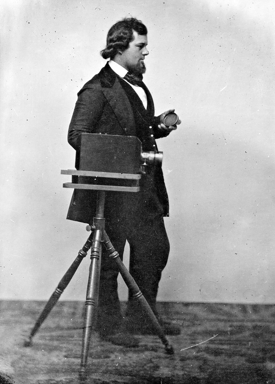 Selvportræt, ca. 1869 af Isaac Augustus Wetherby