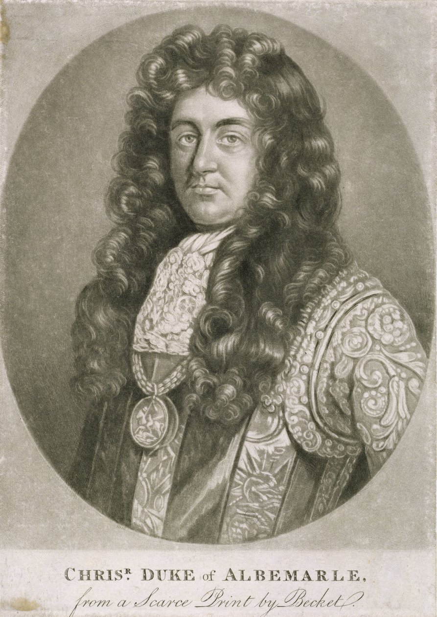 Christopher Monck, 2. hertug af Albemarle (1653-88) af Isaac Becket