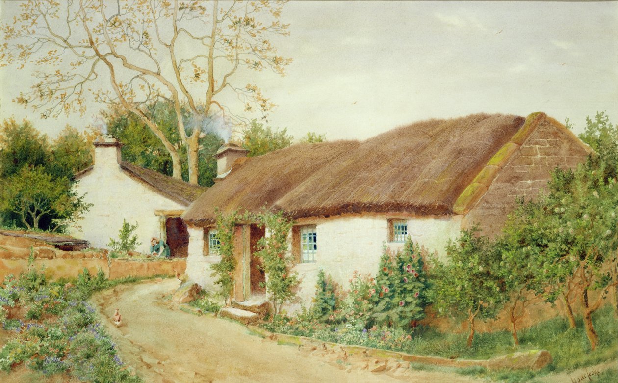 Old Cottage, Colwyn Bay af Isaac Cooke