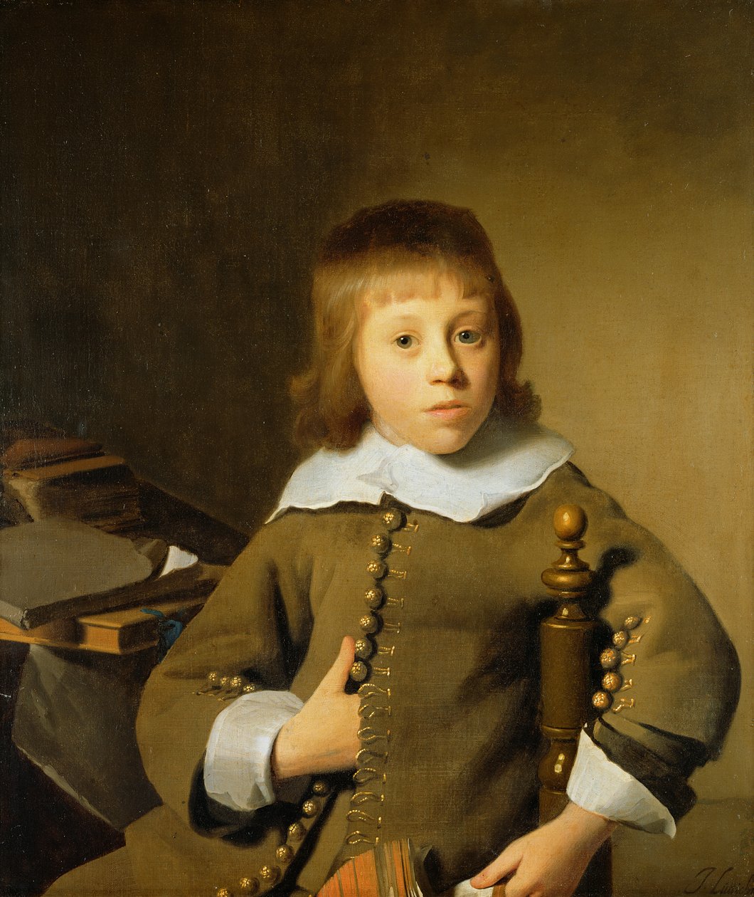 Portræt af en ung dreng af Isaac Luttichuys