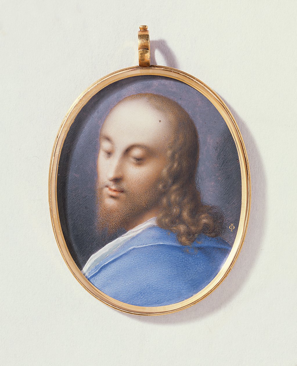 Jesus Kristus, ca. 1610 (wc på vellum) af Isaac Oliver