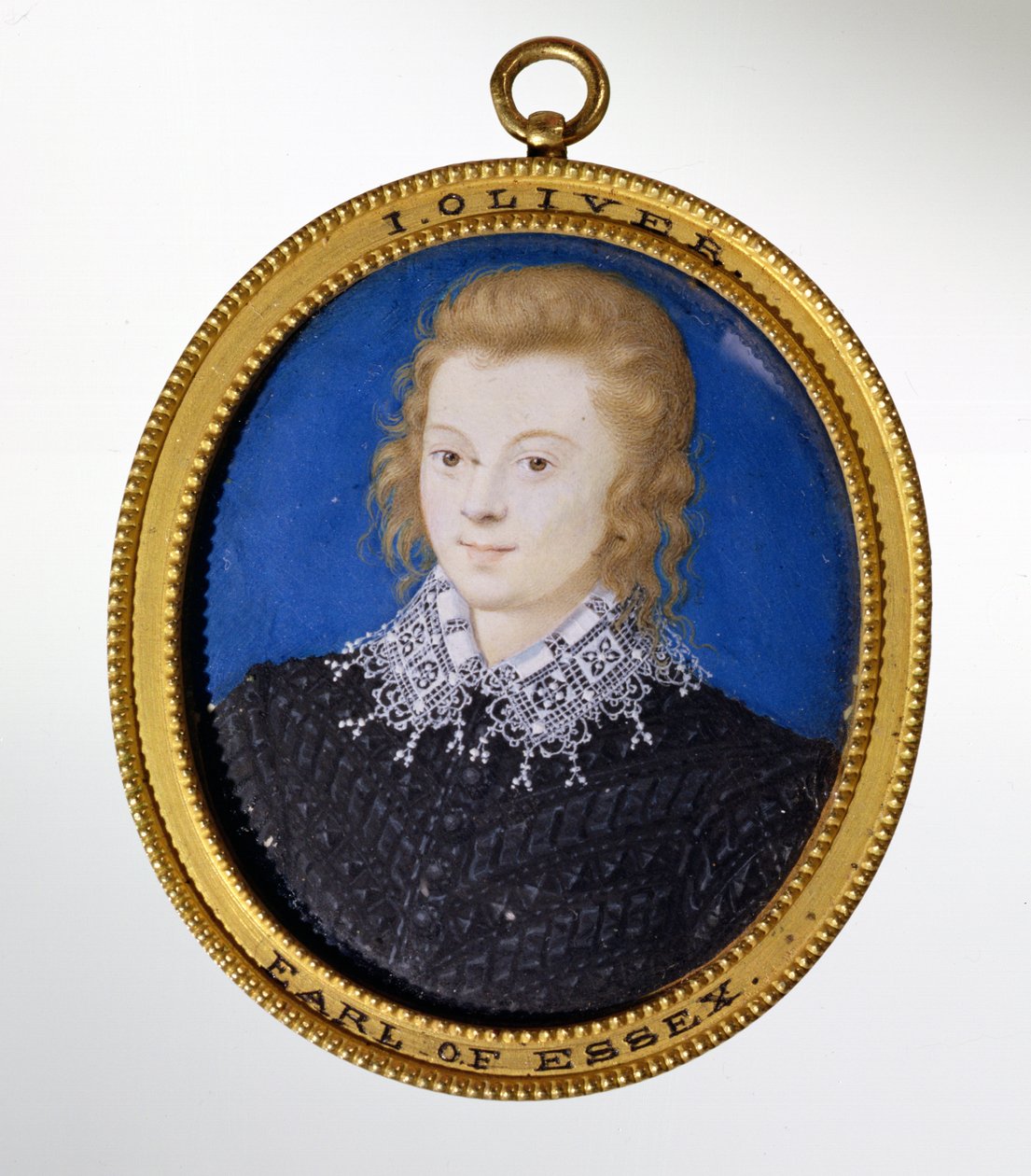 Portræt af Robert Devereux, jarl af Essex (1567-1601) af Isaac Oliver