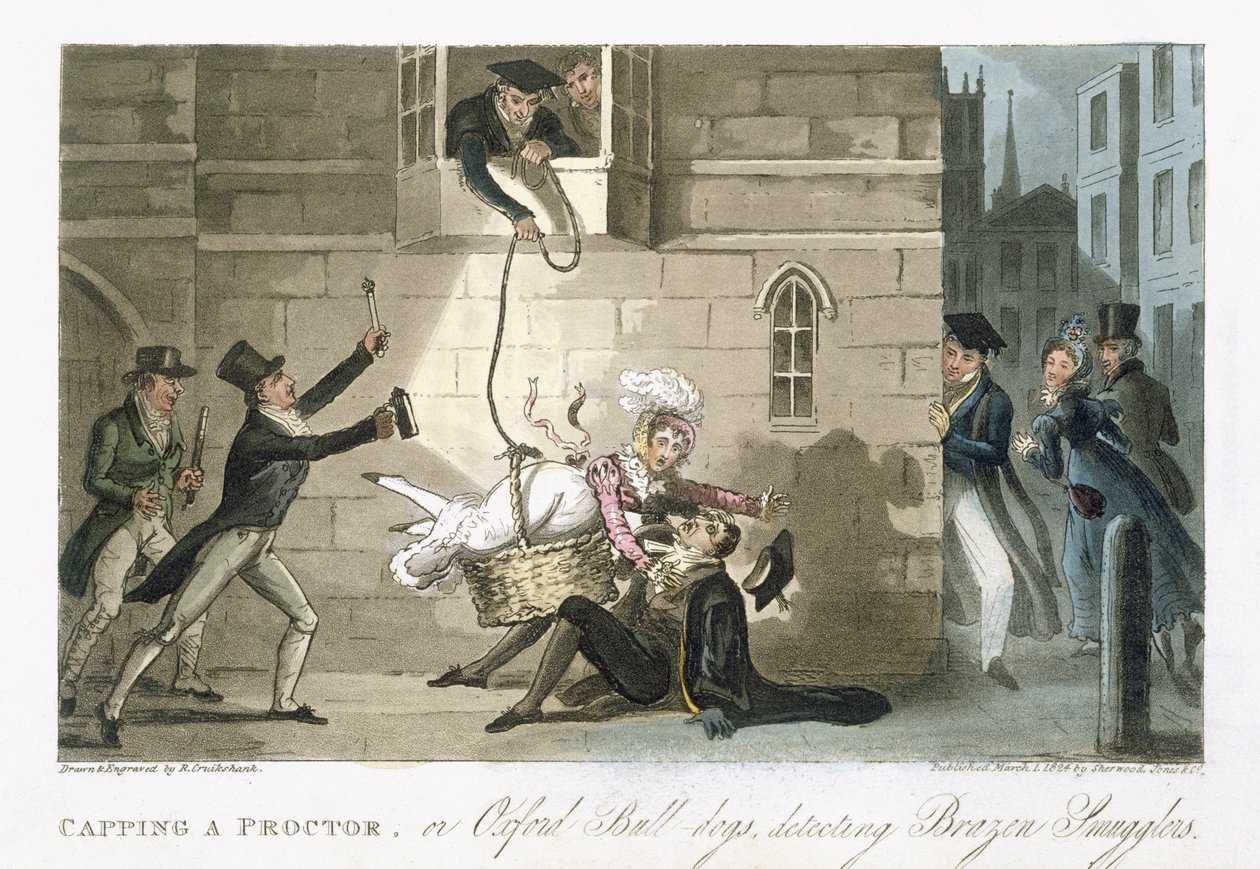 Capping a Proctor, eller Oxford Bull-hunde, der opdager fræk smuglere, fra 