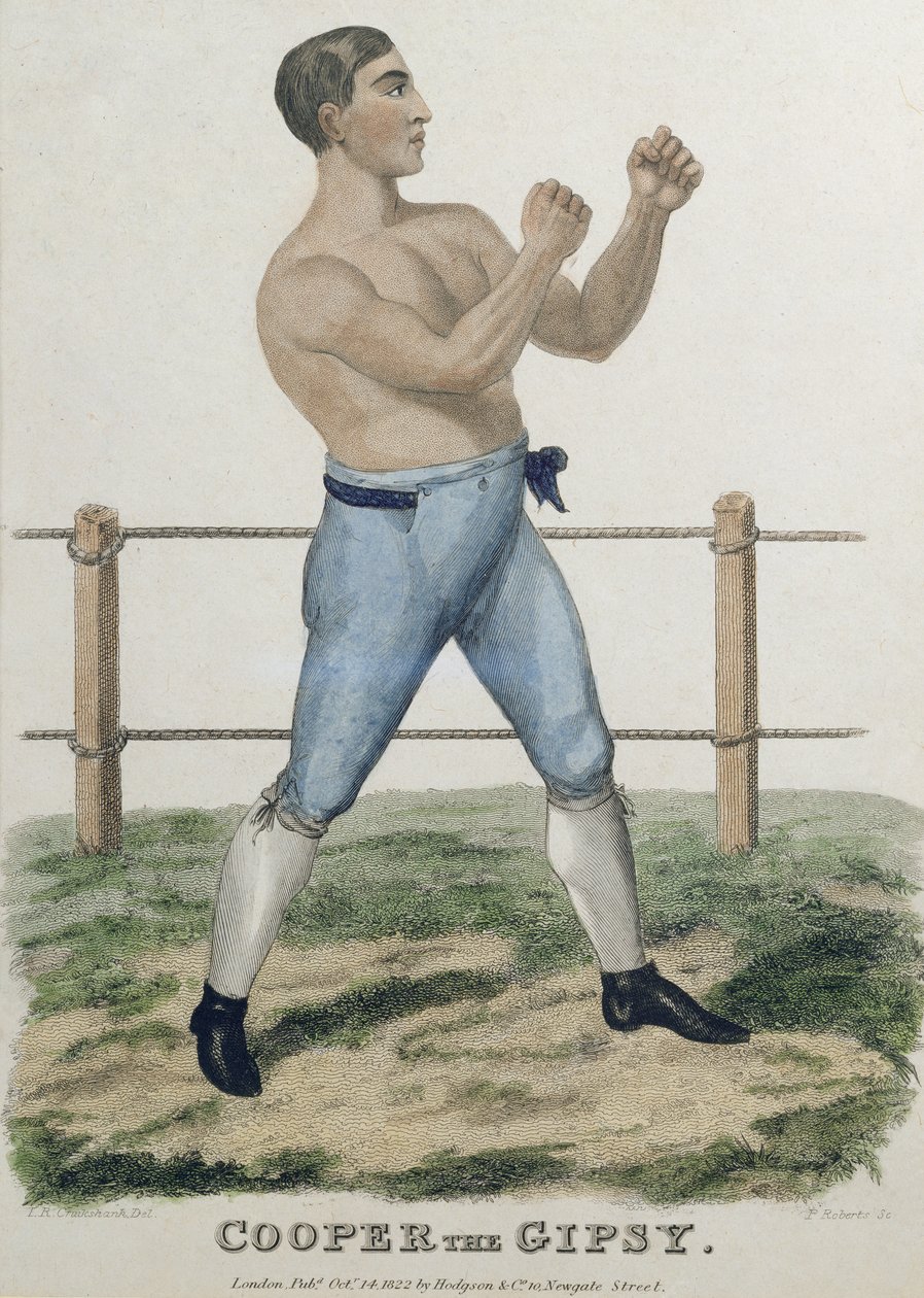 Cooper the Gipsy, graveret af P. Roberts, udgivet 1822 af Isaac Robert Cruikshank